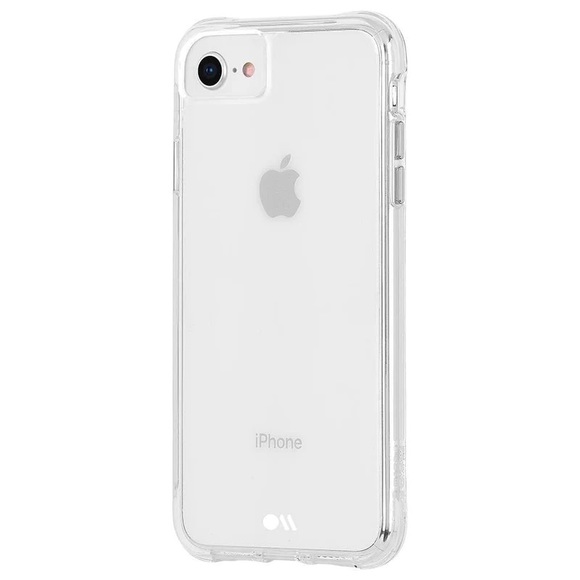 Case-Mate Clear Tough Case iPhone 6 6s 7 8 + Glass Screen Protector (2) - Picture 5 of 10